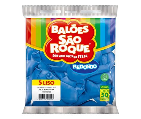 Bal Es S O Roque N Redondo C Un Azul Turquesa Mania Pingo De Mel