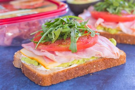 Open Faced Sandwich Recipe Ham Avocado Pumpkin N Spice