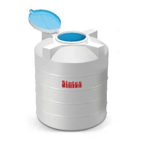 500 1000 L Capacity Sintex White Plastic Water Tank At 16800 00 INR In