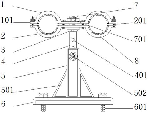 一种建筑施工用管线固定装置的制作方法