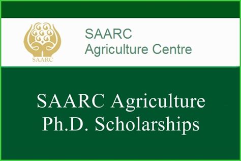 SAARC Agriculture Ph.D. Scholarships 2024