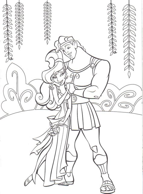 Coloriage de Hercule à imprimer pour enfants Coloriages d Hercules