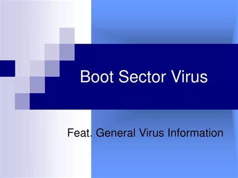 PPT - Boot Sector Virus PowerPoint Presentation - ID:642359