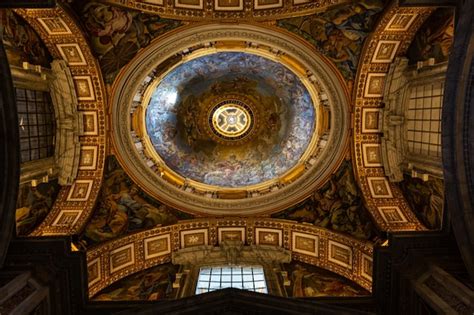 Premium Photo | Interior of saint peter basilica vatican