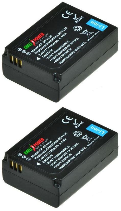 ChiliPower BP1030 BP1130 Accu Voor Samsung 1130mAh 2 Pack Saake