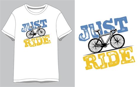 Premium Vector Just Ride Vector T Shirt Design