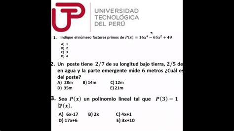 Examen De Admision Utp 2021 Solucionario De Ejercicios Tipo Via Hot Sex Picture