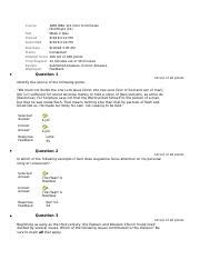 Quiz 2 Docx Course 18FA BIBL 111 Intro To Christian Hist Thght 11