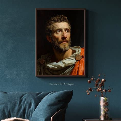 Stoic Gaze Portrait Of A Philosopher Emperor Etsy