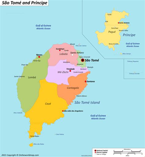 Sao Tome And Principe Map Detailed Maps Of Democratic Republic Of S O