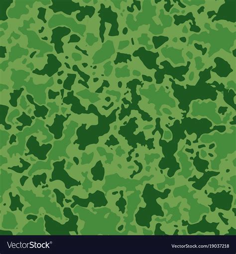 Seamless Camouflage Pattern With Mosaic Royalty Free Vector