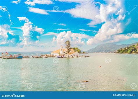 Mosteiro De Vlacherna Kanoni Foto De Stock Imagem De Costa Cidade