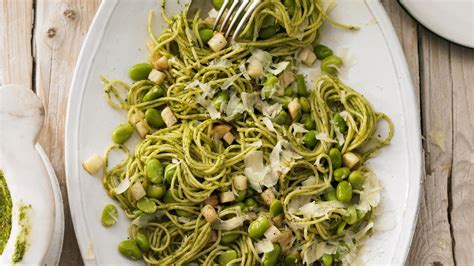 Spaghetti Mit Pistazien Pesto Und Dicken Bohnen BRIGITTE De