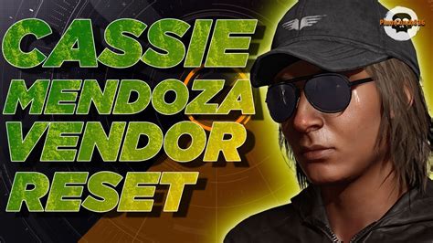 MUST BUYS CASSIE MENDOZA WEEKLY RESET Division 2 TU19 1 25 10