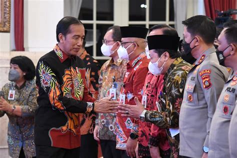 FOTO Lima Arahan Presiden Jokowi Kepada Jajaran Polri