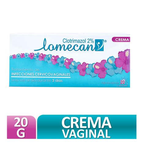 Lomecan V Crema Alivio Vaginal 20 G Farmacia Soriana