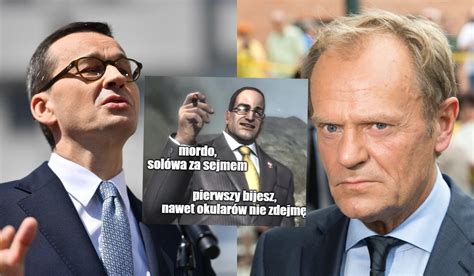 Premier Morawiecki z nagłym przypływem odwagi ciśnie Tuskowi od