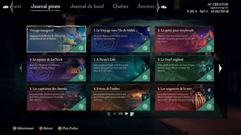 Académie des voleurs Le voyage inaugural Sea of Thieves France