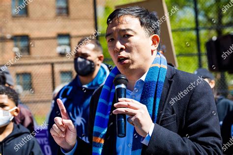 Nyc Mayoral Candidate Andrew Yang Event Editorial Stock Photo Stock