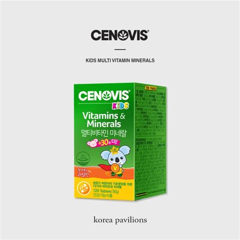 Cenovis Kids Multivitamins Minerals 120 Tablets Lazada Ph