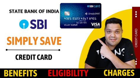 SBI Simply Save Credit Card Full Details Benefit Eligibility Fees