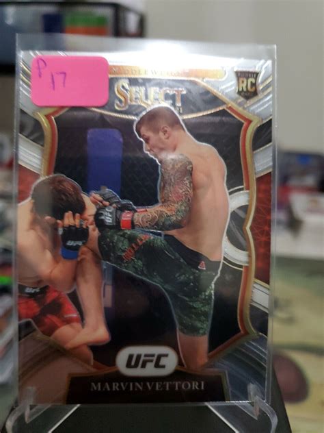 Panini Select Ufc Concourse Level Rc Marvin Vettori Rookie Ebay