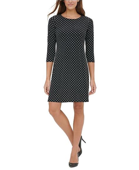 Tommy Hilfiger Polka Dot Sheath Dress And Reviews Dresses Women Macys