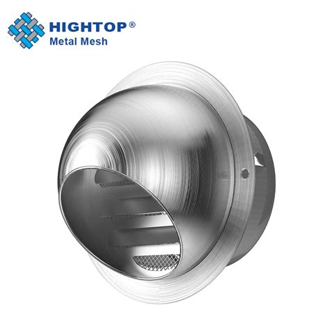 Stainless Steel Air Vents Louvered Grille Cover Vent Hood Flat Ducting