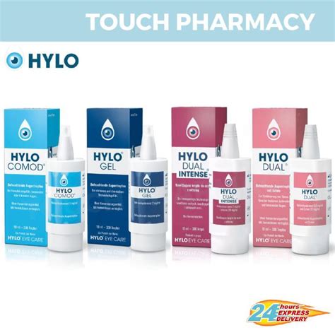 Hylo Comod Hylo Gel Hylo Dual Intense Lubricating Eye Drops Ml Lazada