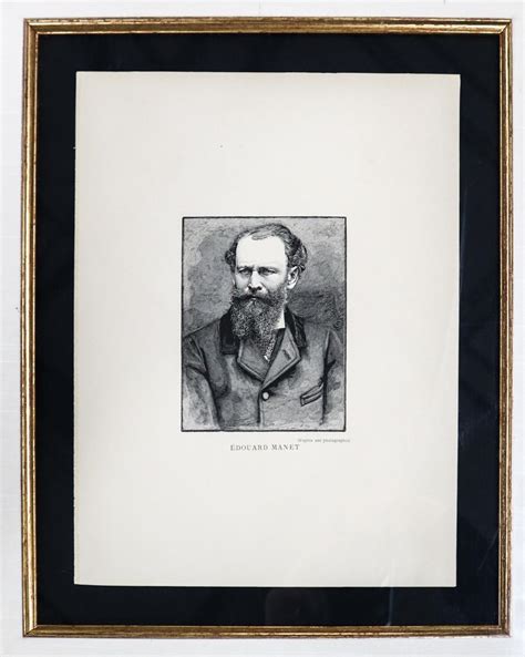 Sold Price: Edouard Manet - Self Portrait - Invalid date EDT