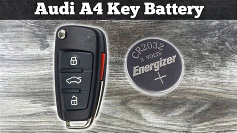 2006 2010 Audi A4 Key Fob Battery Replacement How To Remove Replace