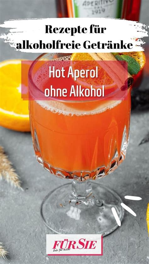 Alkoholfreie Getränke zum Dry January Hot Aperol ohne Alkohol in 2023