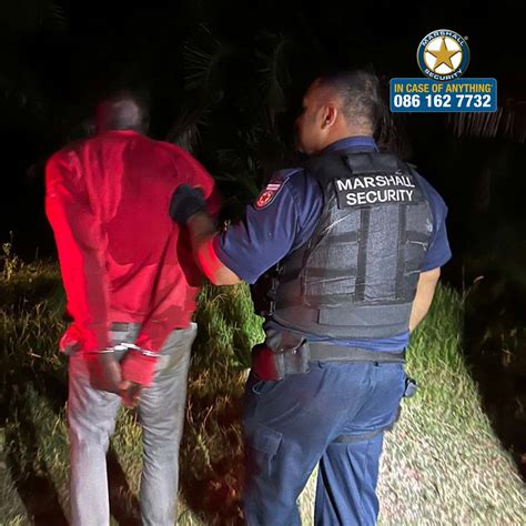 Durban North Electrical Copper Cable Thief Arrested Marshall Security