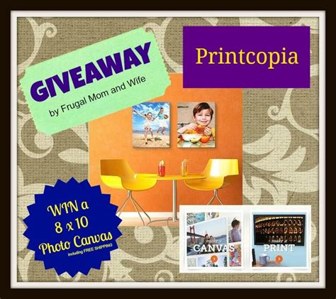 Frugal Mom And Wife Printcopia 8x10 Photo Canvas Giveaway 113 1