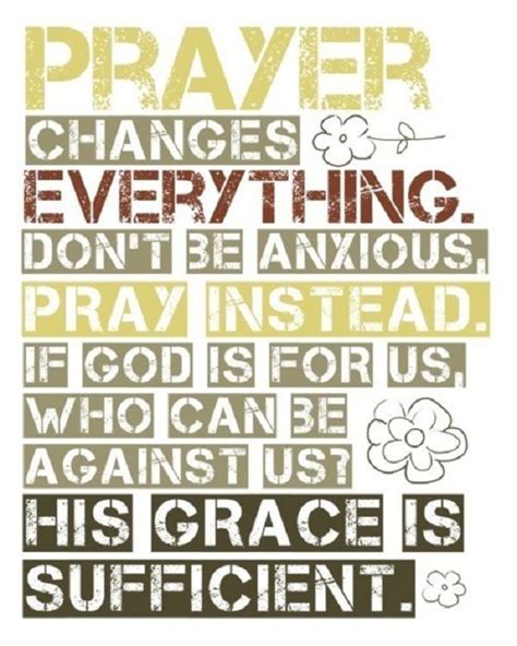 Prayer Changes Things