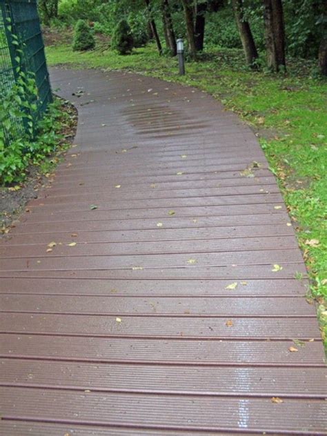 Footpath Planks Plastic Decking Pub Bar Planks Timber Sidewalk