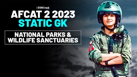 AFCAT 2 2023 Exam Static GK Live National Parks Wildlife