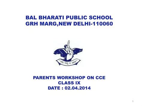 Ppt Bal Bharati Public School Grh Margnew Delhi 110060 Powerpoint