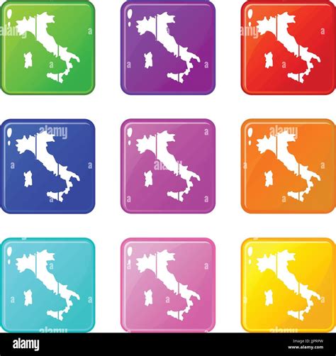 Sicilia Map Stock Vector Images Alamy