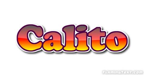 Calito Лого | Бесплатный инструмент для дизайна имени от Flaming Text