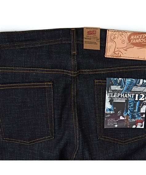 NAKED FAMOUS DENIMネイキッドアンドフェイマスデニムのWeirdGuy Elephant 12 WEAR