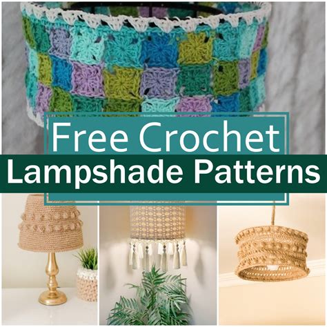 Easy Free Crochet Lampshade Patterns All Crochet Pattern