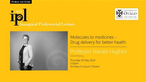 Inaugural Professorial Lecture Professor Natalie Hughes YouTube