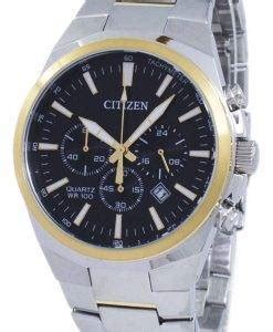 Tachymètre chronographe Citizen Quartz AN8174 58E montre homme France