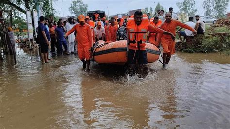 Haryana Flood News 10 Districts Of Haryana In The Grip Of Flood Amar