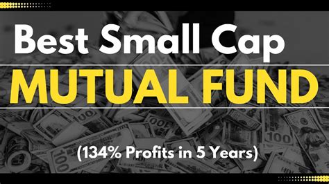 Best Small Cap Mutual Fund For Sip 134 40 Profits Only In 5 Years Mutual Fund For Long Term