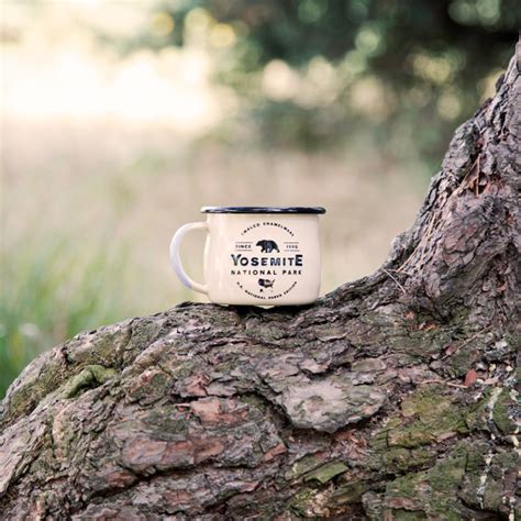 Yosemite Enamel Coffee Mug U S National Parks Emalco Enamelware