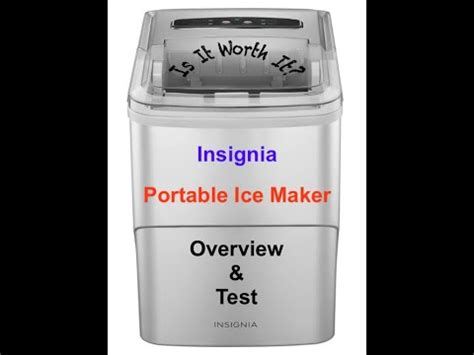 Insignia Portable Ice Maker An Overview Test YouTube