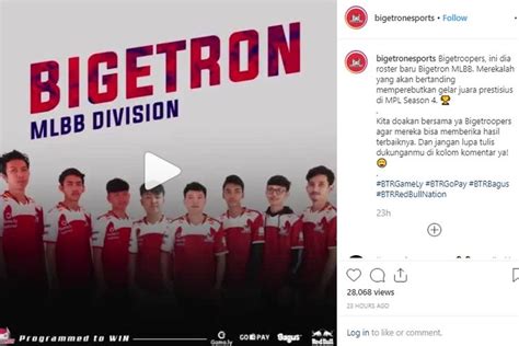 Bigetron Resmi Perkenalkan Roster Baru Untuk Divisi Mlbb Lebih Fresh