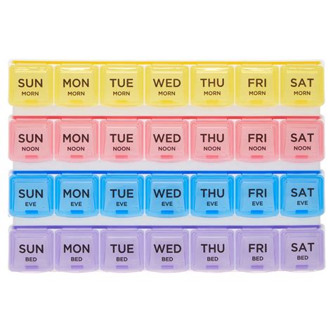 Equate 4 A Day Pill Planner 1 Week 85′